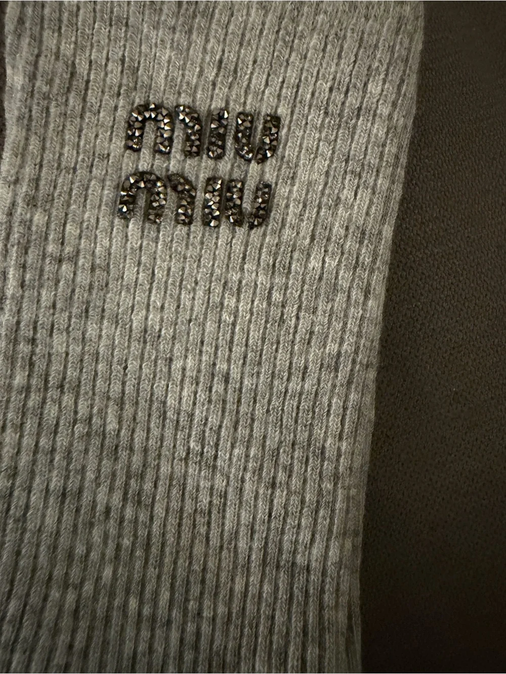 Miu Miu ribbed crew